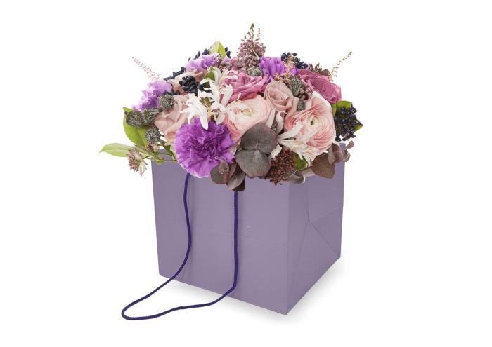 Pungi de carton de flori